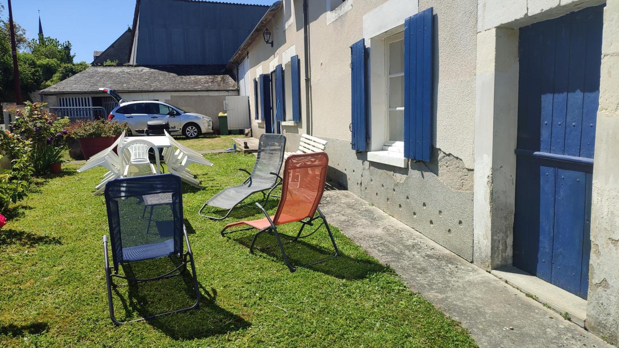 Maison Plain Pied, 2 Chambres, Longere Typique , Fraiche, Dans Bourg Avec Tous Commerces Lucay-le-Male Экстерьер фото